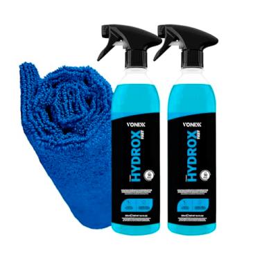 Imagem de Kit 2 Hydrox Fast Vonixx Coating Cerâmico Hidro Repelente Selante Sem Toque Protetor Automotivo