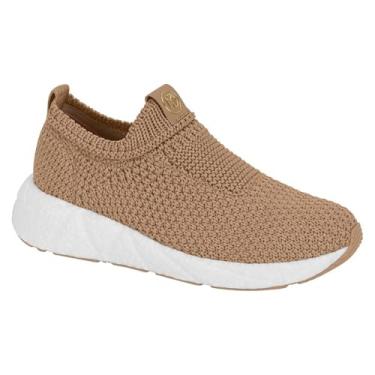 Imagem de Tênis Casual Modare Slip On Croche Knit - Nude