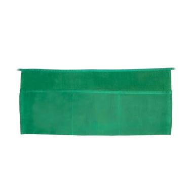 Imagem de Avental de comprimento total profissional aprovado pelo chef com três bolsos frontais | Alça ajustável e resistente à água para chefes de cozinha | 30,5 cm L x 61 cm P, unissex, verde Kelly, mistura