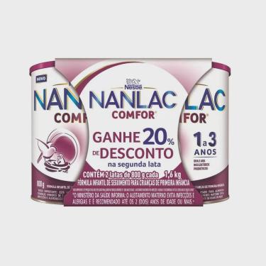 Imagem de Fórmula infantil nanlac comfor 1,6KG - 160G grátis