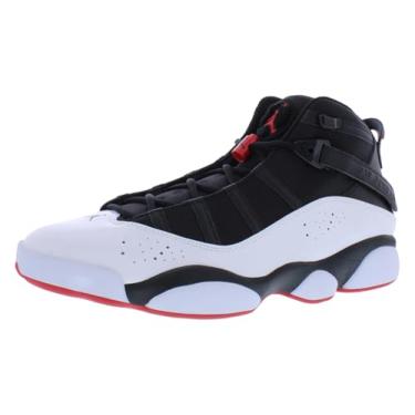 Imagem de Nike Tênis masculino Jordan 6 Rings, Preto/vermelho universitário/branco, 45