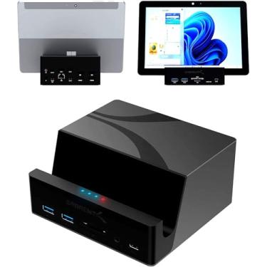 Imagem de SABRENT Estação de ancoragem universal USB-C para laptop, base de monitor duplo para laptops, Ultrabooks, Chromebooks, MacBooks, iPads, tablets e smartphones (DS-UICA)
