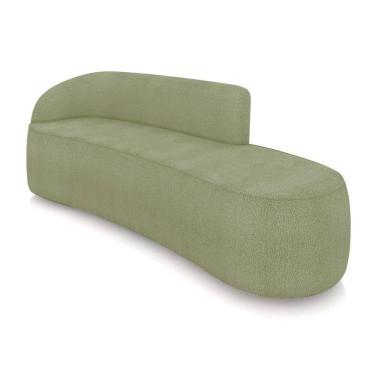 Imagem de Sofá 4 Lugares Orgânico 220 Cm Morgan Bouclê Pistache D03 - D`rossi