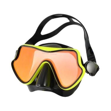 Imagem de Máscara de Mergulho com Snorkel de Silicone para Adultos e Jovens - Le