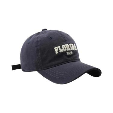 Imagem de Boné de Beisebol Masculino - Algodão Lavado, Proteção Solar e Bordado,