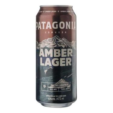 Imagem de Cerveja Amber Lager Patagonia Lata 473ml