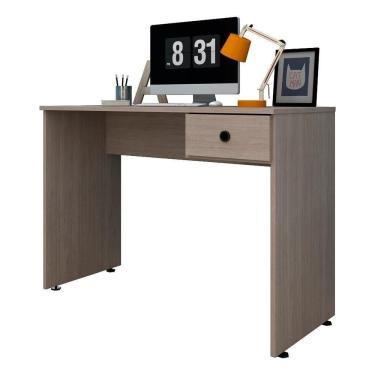 Imagem de Mesa Para Escrivaninha 101cm Dubai L03 Carvalho Bruma - Mpozenato