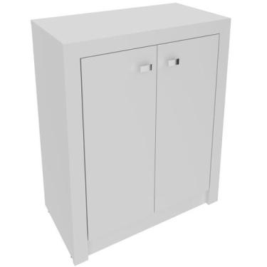 Imagem de Armário para Escritório Multiuso Baixo 2 Portas - Tecnomobili, Branco
