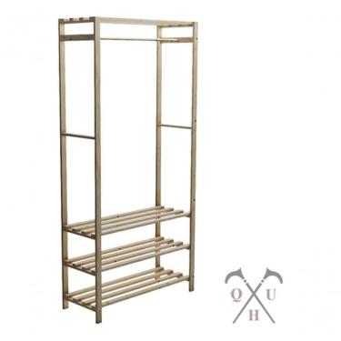 Imagem de Varal De Chão Pinus Design Industrial 4 Prateleiras