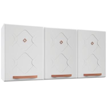 Imagem de Armário De Cozinha Aço Aéreo Telasul Mirage New Bco