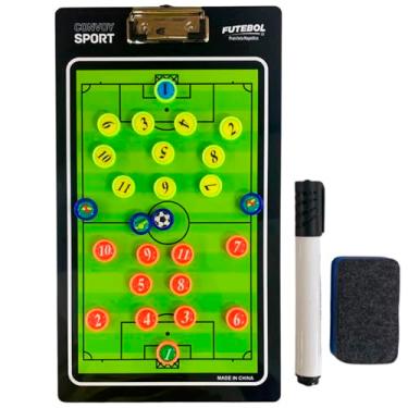 Imagem de Prancheta Tática Magnética Futebol Com Caneta E Apagador