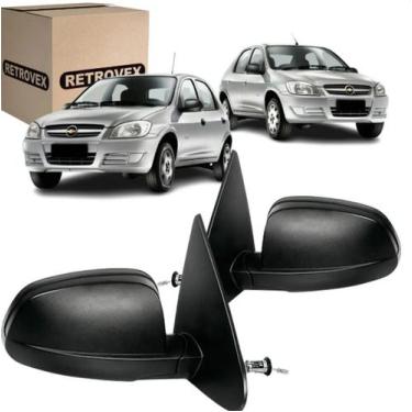 Imagem de Par Retrovisor Celta Prisma 2007 2008 2009 2010 2011 2012 13 RX2238 RX