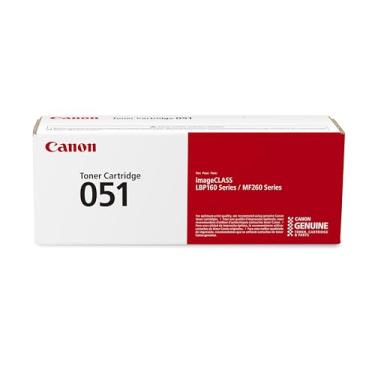 Imagem de Canon Cartucho de toner preto genuíno 051 compatível com LBP162dw, MF264dw, MF267dw, MF269dw, MF269dw VP