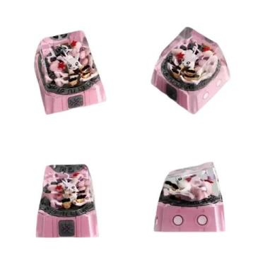 Imagem de Agumon Gabumon Digimon Anime Resina Personalizada Keycap Translúcido P