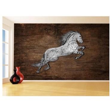 Imagem de Papel De Parede 3D Animais Pop Art Cavalo Cores 3,5M Pxa333 - Você Dec