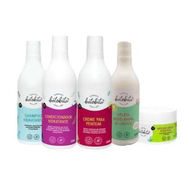 Imagem de Kit Shamp, Cond, Creme, Geleia e Másc. Hidratante - BetoBita