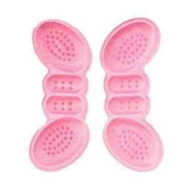 Imagem de Par Protetor Calcanhar，3 Cores(Rosa)