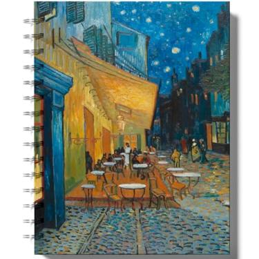 Imagem de Caderno Espiral Capa Dura, A5 210x150mm, 80 Folhas, Van gogh, Frases estoicas (Capa 3)