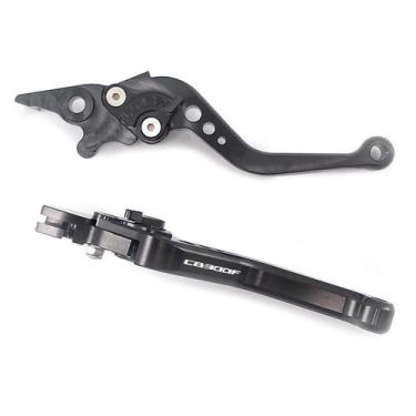 Imagem de Manete Esportivo Cb300f Twister Gravado a Laser - NoBrand, Preto