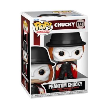 Imagem de Funko Pop! TV: Chucky (TV) - Phantom Chucky - Boneco de vinil colecionável - Ideia de presente - Mercadoria oficial - Brinquedos para crianças e adultos - Fãs de terror - Figura modelo para