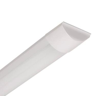 Imagem de Kit 2 Luminária Sobrepor Line LED 18W Branco - TASCHIBRA, Luz neutra 4