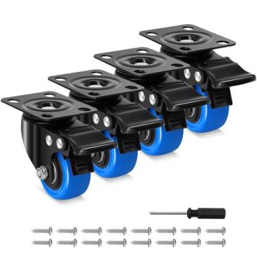 Imagem de Conjunto de rodas Caster Humagineer de 2 polegadas e 600 kg Heavy Duty
