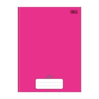 Imagem de Caderno Universitário Brochura D+ Tilibra Rosa com 96 Folhas Pautadas 