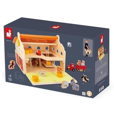 Imagem de Brinquedo Minha Primeira Fazendinha em Madeira Didático Infantil - Janod