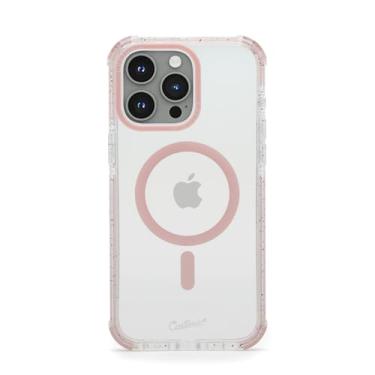 Imagem de Customic Capinha Case Capa para Celular iPhone 15 Pro Max (6.7”), Impactor Space Anti Impacto Proteção Militar 4 metros contra quedas, Compatível Mag-Safe, Transparente e Rosa