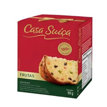 Imagem de Panettone Casa Suiça Sabor Frutas 80G - MARILAN