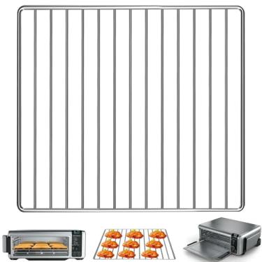 Imagem de GWYXC Rack de fritadeira a ar para Ninja Foodi 10 em 1 SP101 forno de bancada digital Air Fryer 13,4''*13,4'' acessórios de fritadeira a ar de aço inoxidável assadeira a vapor grelhador, bandeja de