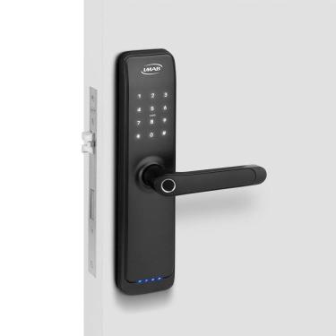 Imagem de Fechadura Digital Imab Biometria Bluetooth Preta D200