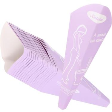Imagem de TrelaCo 50 peças de dispositivo descartável para micção feminina, portátil, funil de mictório feminino, impermeável, urinol em pé, funil para mulheres, viagem, copo de urina, bolso de urina, vaso