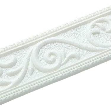 Imagem de TsoLay Bordas de papel de parede autoadesivas de 2,3 m, adesivo de parede com borda 3D, linha de canto superior, faixa de borda de parede, linha de cintura, azulejos, borda de papel de parede