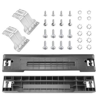 Imagem de SKK-7A SKK8K Kit de empilhamento compatível com Samsung 27 polegadas lavadoras e secadoras de carga frontal substitui SK-5A SK-5AXAA SKK-8K