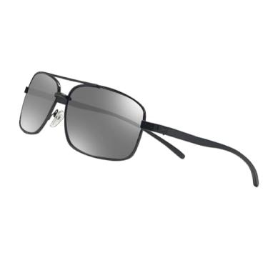 Imagem de b21design Óculos de sol polarizados bifocais de leitura para homens e mulheres Max UV400 Block TR90 óculos de sol leves para uso externo (lente espelhada prata, 2,50, x)