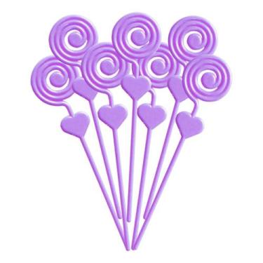 Imagem de Espiral Porta Recado Lembrancinha Lilás 250 Unidades - RUSSO ART