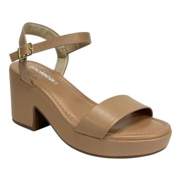 Imagem de Sandália Moleca Salto Bloco 5549.102 Nude