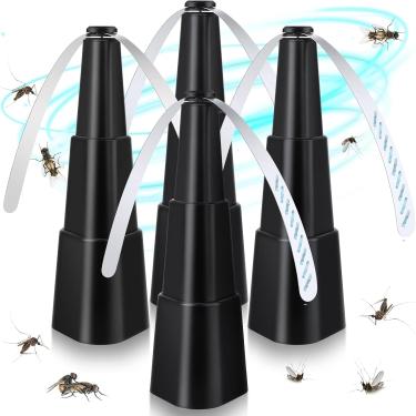 Imagem de Dispositivo Anti-Mosquito, Espanta Moscas de Mesa Ventilador, Kit com 4 Repelentes de Mesa Tipo Ventilador, Afasta Moscas Mosquitos Insetos, Ideal para Refeições e Ambientes ao Ar Livre