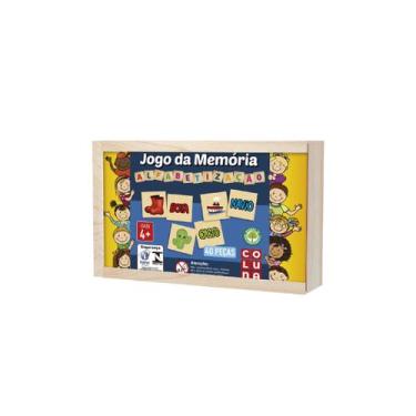 Imagem de Jogo da Memória Alfabetização 40 pç - Coluna- Pais e Filhos - Coluna P
