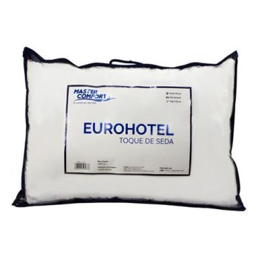Imagem de Travesseiro Antialérgico Toque De Seda Eurohotel 50x70cm - Master Comf