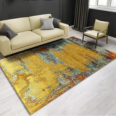 Imagem de Tapetes De Sala De Estar Pilha Baixa, Laranja 160 X 200 Cm, Macio Para Os Pés Tapete De Chão Para Sala De Estar Quarto Decoração De Sala De Estudo, Orange, 120 x 200 cm