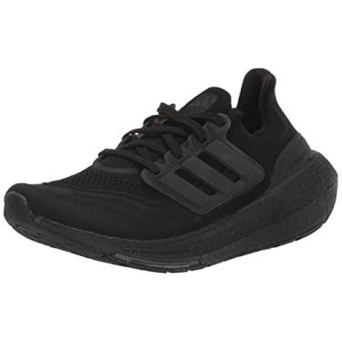 Imagem de adidas Tênis de corrida masculino Ultraboost Light, Preto/Preto/Preto, 45