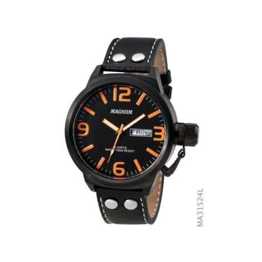 Imagem de Relógio Magnum Sports MA31524L Pulseira de Couro Preta-Masculino