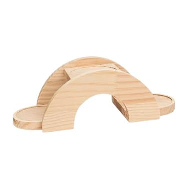 Imagem de IEUDNS Suporte de mesa para plantas, suporte para vasos de flores, prateleira de madeira para exposição, para plantas para janela, gramado, sala de estar, Style a