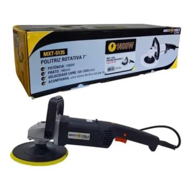 Imagem de Politriz Rotativa Maxx Tools 7" Preta 220V Potência 1400W - MXT-5135