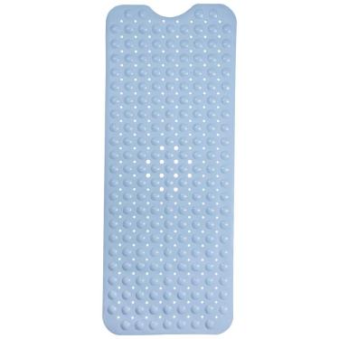 Imagem de Tapete de Banheira Antiderrapante 101 x 40 cm, ENKOSI Bath Mat, Azul Claro