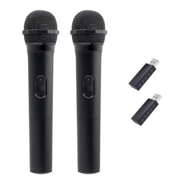 Imagem de Mcbazel 2 Pack Wireless USB Gaming Microphone Compatible with Xbox Series X/S, PS5, Switch OLED, NS Switch/Switch2, PC, PS4, PS3, PS2, Xbox One X/S, Xbox One, Xbox 360, Wii