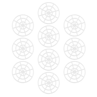 Imagem de VOSAREA 10 peças de pote de picles placa de prensa de fermentação auxiliar de prensa placa de fixação fixador de picles de fermentação de plástico para cozinha