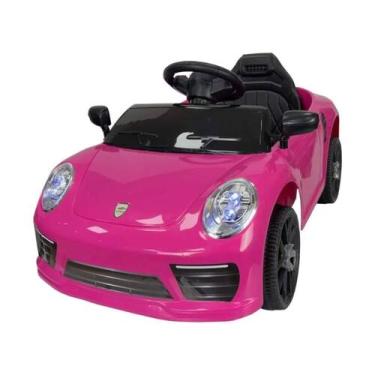 Imagem de Carro Elétrico Infantil Compact Rosa 6v c/ Controle Remoto Zippy Toys 